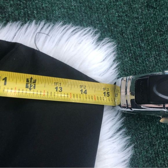 Vintage Strapless Tuxedo Dress Rhinestone Trim Bow *AS IS* - Picture 11 of 16